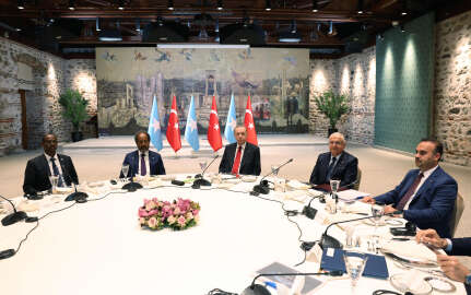 Cumhurbaşkanı Erdoğan ve Somali Cumhurbaşkanı görüşmesinde İsrail'in Filistin'e saldırıları ele alındı