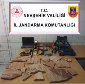 Nevşehir'de kaçak define kazısına 7 gözaltı