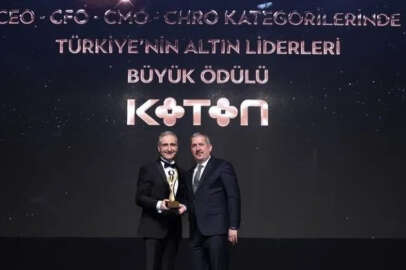 Koton’a Türkiye’nin Altın Liderleri Büyük Ödülü.