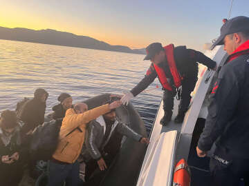 Bodrum'da 31 kaçak göçmen yakalandı, 44 kaçak göçmen kurtarıldı