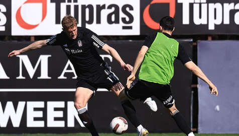 Beşiktaş, kondisyon ve taktik çalıştı