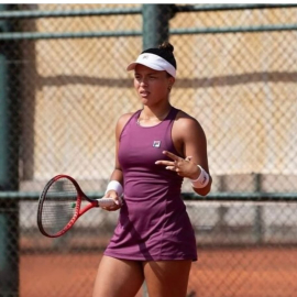 Alex De Souza'nın kızı Antalya'da tenis turnuvasına katıldı