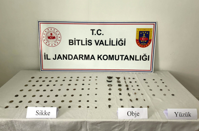 Bitlis’te tarihi eser operasyonu: 2 gözaltı
