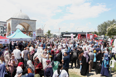 Gelenek yeniden canlandırıldı, Edirne'de hacı adayları Hacılar Ezanı Namazgahı ve Çeşmesi’nden uğurlandı