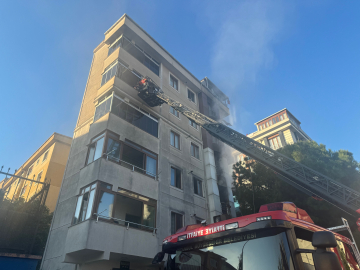 İstanbul - Kartal'da 6 katlı binada yangın: 1 ölü