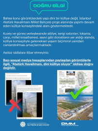 İletişim Başkanlığı'ndan, 'Atatürk Havalimanı, dini külliye oluyor' iddialarına yalanlama