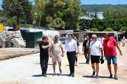Bodrum FK stadı için hazırlıklar tam gaz devam ediyor