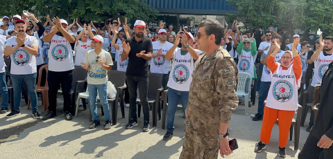 Iğdır Emniyet Müdürü'nden belediyede işten çıkarılan eylemcilere 'itidal' çağrısı
