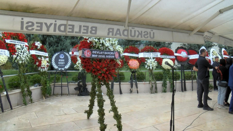İstanbul - MHP Genel Başkan Yardımcısı Feti Yıldız'ın eşi son yolculuğuna uğurlandı