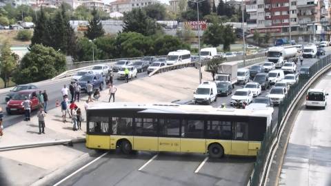 İstanbul - Esenyurt'ta İETT otobüsü kazası: D-100 Karayolu trafiğe açıldı / Ek görüntülerle geniş haber