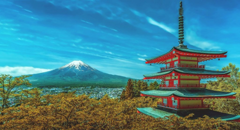 Japonya'da Fuji Dağı’nda kar yağışı hala görülmedi