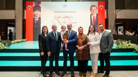 İstanbul- İstanbul Valisi Gül'den Emniyet Müdürü Aktaş'a veda yemeği