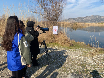 Kastabala Sulak Alanı’nda kuş gözlemi
