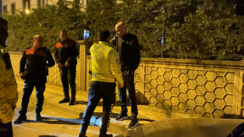 Trafik denetiminden kaçmaya çalışan 3.50 promil alkollü sürücü: 'Amerikan polisi misiniz?'
