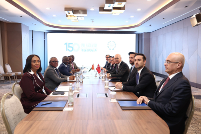 TBMM Başkanı Kurtulmuş, Fildişi Sahili Meclis Başkanı Bictogo ile görüştü
