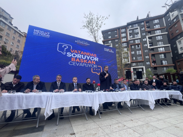 Kağıthane'de 'Vatandaş Soruyor, Başkan Cevaplıyor' programı yapıldı