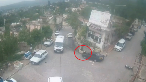 Osmaniye'de 9'u öğrenci 11 kişinin yaralandığı kaza kamerada