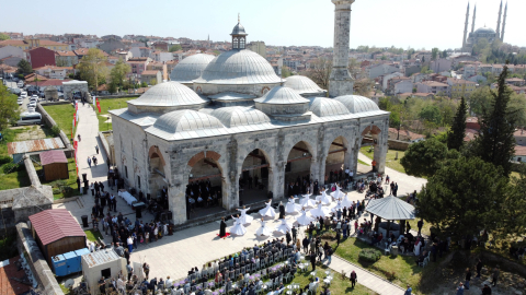 Edirne'de Muradiye Mevlevihanesi'nin yeniden ihyası için temel atıldı