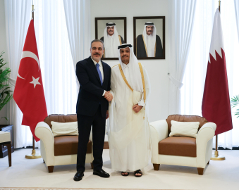 Dışişleri Bakanı Fidan, Katar Başbakanı ve Dışişleri Bakanı Al Sani ile görüştü