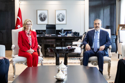 Bakan Fidan, Uluslararası Telekomünikasyon Birliği Genel Sekreteri Bogdan-Martin'i kabul etti