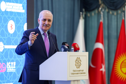 TBMM Başkanı Kurtulmuş, Bişkek’te 'İslam İşbirliği Gençlik Forumu Konferansı’nda konuştu