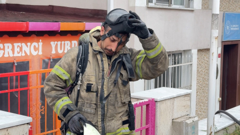 İstanbul - Avcılar’da kız öğrenci yurdunda yangın