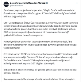 DMM: Özgür Özel'e saldıran kişinin GBT'sinin silindiği iddiaları doğru değil