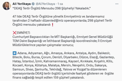 47 ilde DEAŞ operasyonu: 298 gözaltı