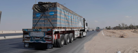 Yardım tırları 81 gün sonra Gazze'ye girdi