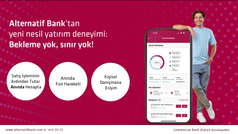 Alternatif Bank, yatırım fonlarına dair kullanıcı deneyimini yeniledi