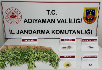 Adıyaman’da uyuşturucu operasyonu: 15 gözaltı