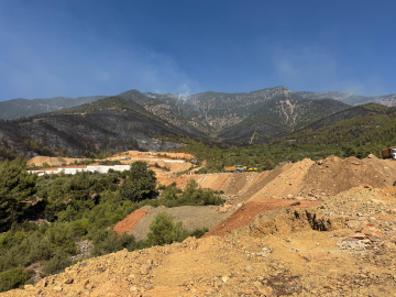 Hatay'da orman yangınlarına müdahale sürüyor