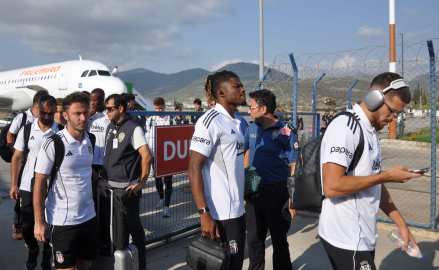 Beşiktaş Antalya'ya geldi