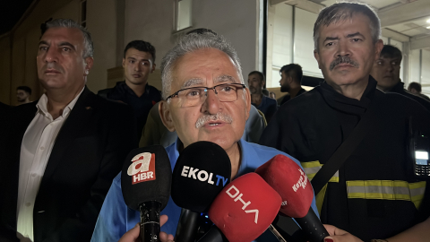 Kayseri'de tekstil fabrikasında yangın (2)