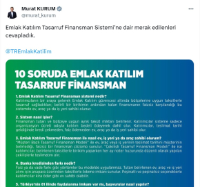 Bakan Kurum paylaştı; 10 soruda Emlak Katılım Tasarruf Finansman