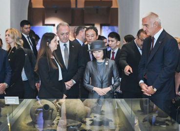 Bakan Ersoy'dan Altes Prenses Mikasa'ya teşekkür