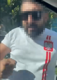 Tartıştığı sürücünün önünü kesip aracının camını yumruklayan şüpheli serbest