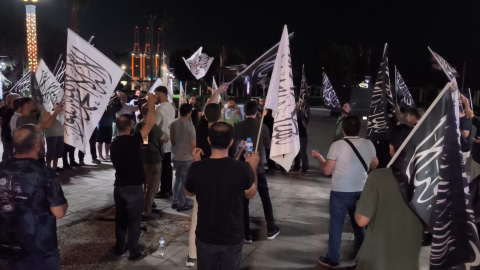 Mersin’de İsrail protestosu