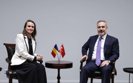 Bakan Fidan, Romanya Dışişleri Bakanı Toiu ile görüştü