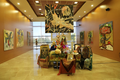 Nevşehir'de Almut Wegner’in 'Kök ve Kozmos' sergisi açıldı