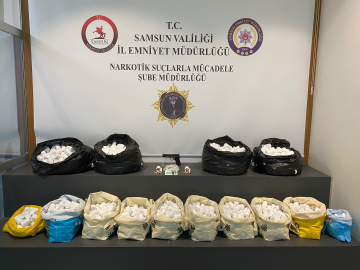 Samsun’da 105 bin sentetik hap ele geçirildi; 5 gözaltı