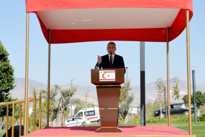 KKTC'de Cumhurbaşkanı Erhürman görevi devraldı