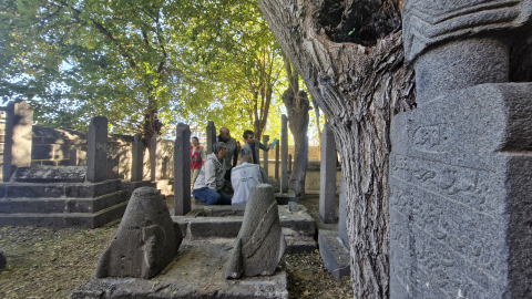 Diyarbakır’da Türk-İslam dönemi mezar taşları kayıt altına alınıyor