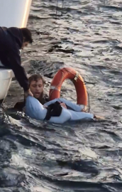 İstanbul - İstanbul Boğazı'nda denize düşen kadını turist kurtardı; 'Bir can çırpınırken kendimi düşünemem' dedi