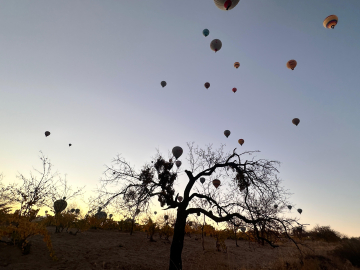 Nevşehir- Kapadokya'da sonbahar güzelliği /Video eklendi