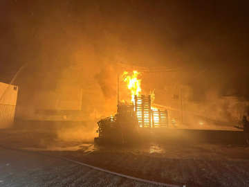 Antalya'da paketleme fabrikasında yangın/Ek fotoğraflar