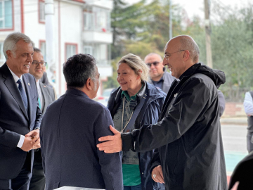 Vatikan heyeti, Papa’nın ziyareti öncesi İznik’e geldi