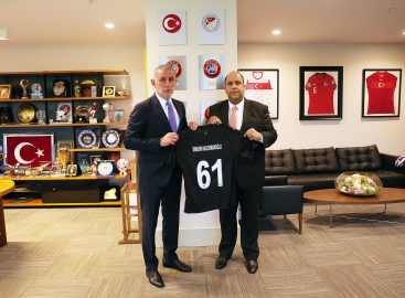 Atakaş Hatayspor Kulübü Başkanı Çakır'dan, TFF Başkanı Hacıosmanoğlu’na ziyaret