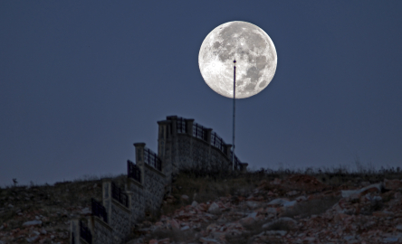 Bitlis semalarında 'Kunduz Dolunayı' görüntülendi