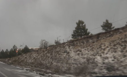 Kütahya'da dolu yağışı etkili oldu